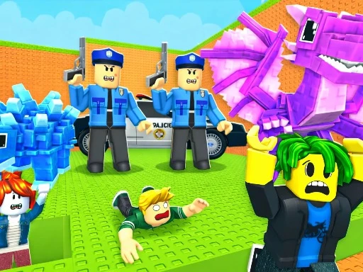 「Escape Police for Brainrots」